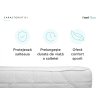 Protectie pentru saltea FROTE 140 x 200 cm cu strat PU, impermeabila