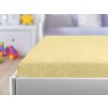 Cearsaf Frotir pentru patut cu elastic 70x140 cm galben
