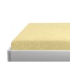 Cearsaf Frotir pentru patut cu elastic 70x140 cm galben