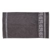 Eleganță naturală cu bordură pe prosopul BAMBOO gri, 70x140 cm, fibre premium