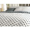 Bavlněné povlečení Colam bílé – klasika s puntíky v novém stylu