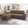 Hnědá rohová sedací souprava SPARK (Varianta de canapea Colt Stanga)
