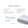 Prosop alb Royal 70x140 cm - confort și bordură, ideal pentru hoteluri, 100% bumbac