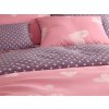 Růžové povlečení SRDCE A PUNTÍKY – bavlna pro pohodlný spánek