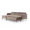 Světle hnědá rohová sedací souprava BLIZZARD (Varianta de canapea Colt Stanga)