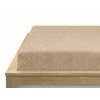 Cearsaf Frotir cu elastic EXCLUSIVE 90x200 cm bej