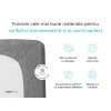 Protecție pentru saltea din Frotir albastru închis 90x200 cm – rezistent și plăcut la atingere