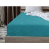 Cearsaf Frotir cu elastic turcoaz 90x200 cm – moale și confortabil