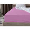 Jersey prostěradlo světle fialové 180 x 200 cm na dvoulůžko