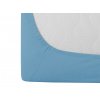 Prodyšné a jemné prostěradlo světle modré, rozměr 90 x 200 cm