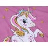 Lenjerie de pat pentru copii din microfibra violet, UNICORN