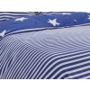 45981 1 bavlnene povleceni white stripes modre
