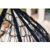 Scaun suspendat negru KOKON cu suport stil elegant si relaxant