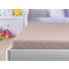 Cearsaf jersey pentru patut copii roz deschis, 70x140 cm