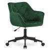 Scaun de birou verde inchis COPA VELVET