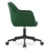 Scaun de birou verde inchis COPA VELVET