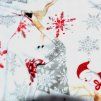 Bílá vánoční mikroplyšová deka NORTH POLE (Dimensiune 160 x 200 cm)
