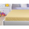 Cearsaf Jersey pentru patut copii cu elastic 70x140 cm crem
