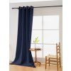 Elegantní tmavě modrý závěs OXFORD 140x250 cm do interiéru