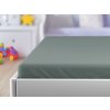 Cearceaf jersey pentru patut copii gri-verde 70 x 140 cm