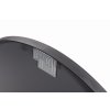 Černé kulaté zrcadlo LEOBERT - různé velikosti (Diametrul oglinzii 60 cm)