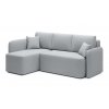 Světle šedá rohová sedací souprava HADSON s moderním designem
