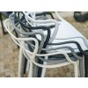 Scaun din plastic gri deschis KATO
