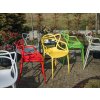Scaun din plastic gri deschis KATO