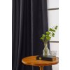 Tmavě šedý závěs OXFORD 140x250 cm (Agatat Inele metalice)