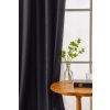 Tmavě šedý závěs OXFORD 140x250 cm (Agatat Inele metalice)