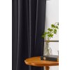 Tmavě šedý závěs OXFORD 140x250 cm (Agatat Inele metalice)