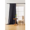 Tmavě šedý závěs OXFORD 140x250 cm (Agatat Inele metalice)