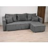 Canapea colt extensibila SMART COSARO gri, cu colt bilateral + 2 perne CADOU