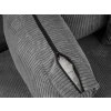 Canapea colt extensibila SMART COSARO gri, cu colt bilateral + 2 perne CADOU