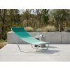 60712 skladaci plazove lehatko sand zelene pruhy