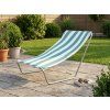 60322 skladaci plazove lehatko sand tyrkysove pruhy