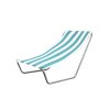 Skládací plážové lehátko SAND, tyrkysové pruhy pro pohodlný odpočinek