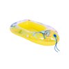 Nafukovací loď pro děti Sea Adventure žlutá s veselým potiskem