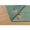 Draperii opace VELVET mentol 140x250 cm (2 buc), inele metalice