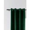 Draperii opace VELVET verde inchis 140x250 cm (2 buc), inele metalice