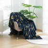 Mikroplyšová deka GOLDEN DEER - stylová vánoční dekorace