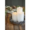 LED svíčka WARM FLAME SL 12,5 cm bílá pro moderní dekoraci