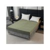 Cearsaf Cocolino microplus cu elastic GRENA 90x200 cm verde