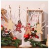 Sada dřevěných vánočních ozdob GINGERBREAD, 12 kusů