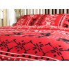 Teplé povlečení z mikroplyše BLACK DEERS červené se sobím motivem