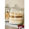 Skleněná dóza GINGERBREAD COOKIES 4000 ml na vánoční pečení