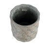 Stylový cementový květináč ZISH šedý vhodný pro sukulenty i větší rostliny