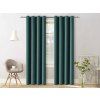 Modrozelený závěs OXFORD 140x250 cm pro moderní interiéry 1Ks