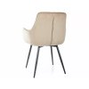 Elegantní jídelní židle LEMON béžová – měkké sametové čalounění pro maximální pohodlí