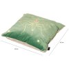 Stylový zelený polštářek INSECT 45x45 cm pro moderní interiér